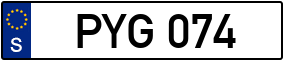 Truck License Plate